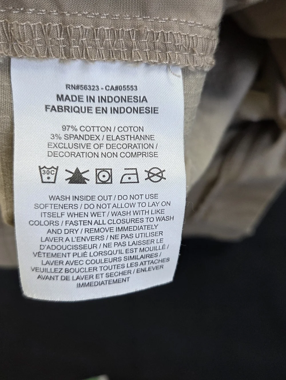 Nike Club Cargo Pants Mens 36x30 Khaki Straight Leg Lightweight Multi Pocket